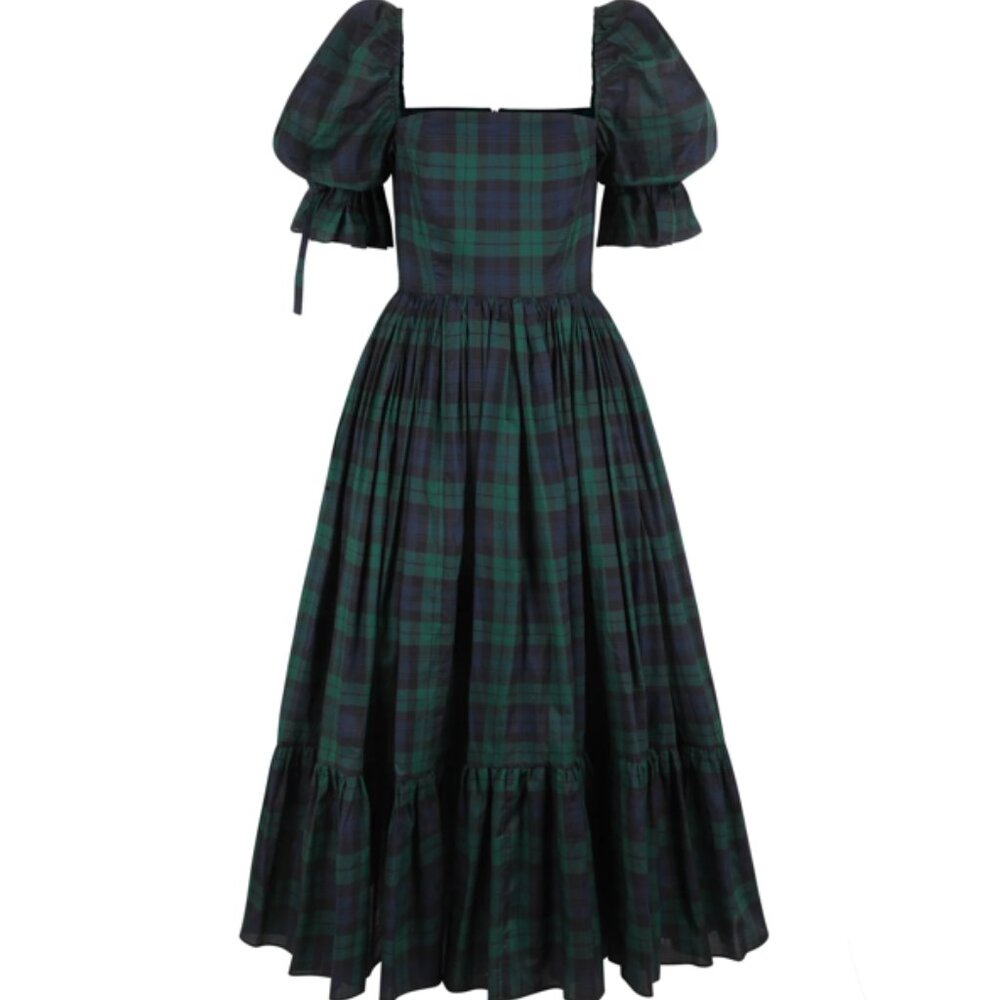 Selkie - Scotland Plaid Market Dress XXS - NWT